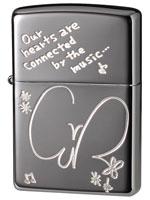 藍井エイル オリジナルZIPPO「HANDWRITING」ブラックミラー 受注生産 