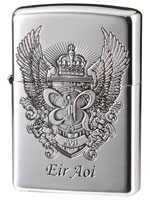 藍井エイル オリジナルZIPPO「EMBLEM 」シルバー