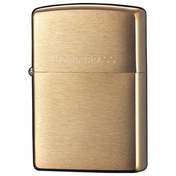 zippo stingray brushed brass solid brass