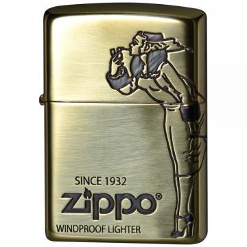ZIPPO ガール /　真鍮メッキ