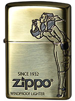 ZIPPO ガール /　真鍮メッキ