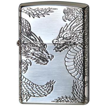 3面ドラゴン 銀いぶし