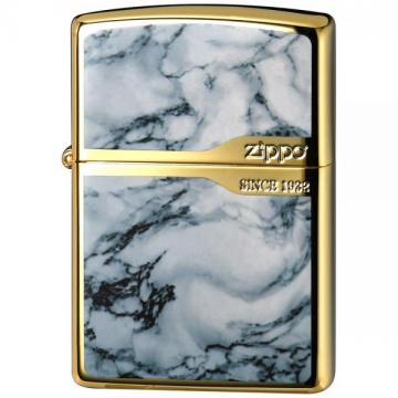 MARBLE & ZIPPO LOGO WHITE /大理石風 ZIPPOロゴ