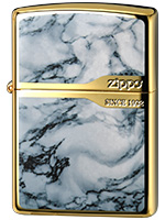 MARBLE & ZIPPO LOGO WHITE /大理石風 ZIPPOロゴ