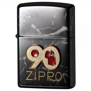 ZIPPO90周年記念モデル/ブラックアイス