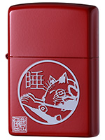 ZIPPO　睡りねこ レッド