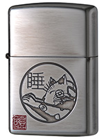 ZIPPO　睡りねこ シルバー