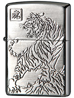 和風彫刻 虎