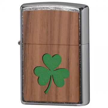 Zippo Woodchuck/ストリート クローム ウォルナット エンブレム