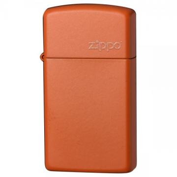 Slim Orange Matte / スリムオレンジマット (ZIPPO LOGO)