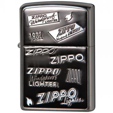 LOGO /ZIPPOロゴ ブラック