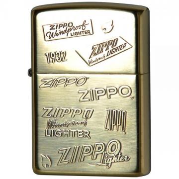 LOGO /ZIPPOロゴ ゴールド