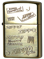 LOGO /ZIPPOロゴ ゴールド