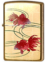 蒔絵ZIPPO / 金魚(2)