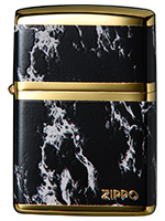 MARBLE & ZIPPO LOGO BLACK /大理石風 ZIPPOロゴ(1)