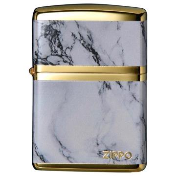 MARBLE & ZIPPO LOGO WHITE /大理石風 ZIPPOロゴ(1)